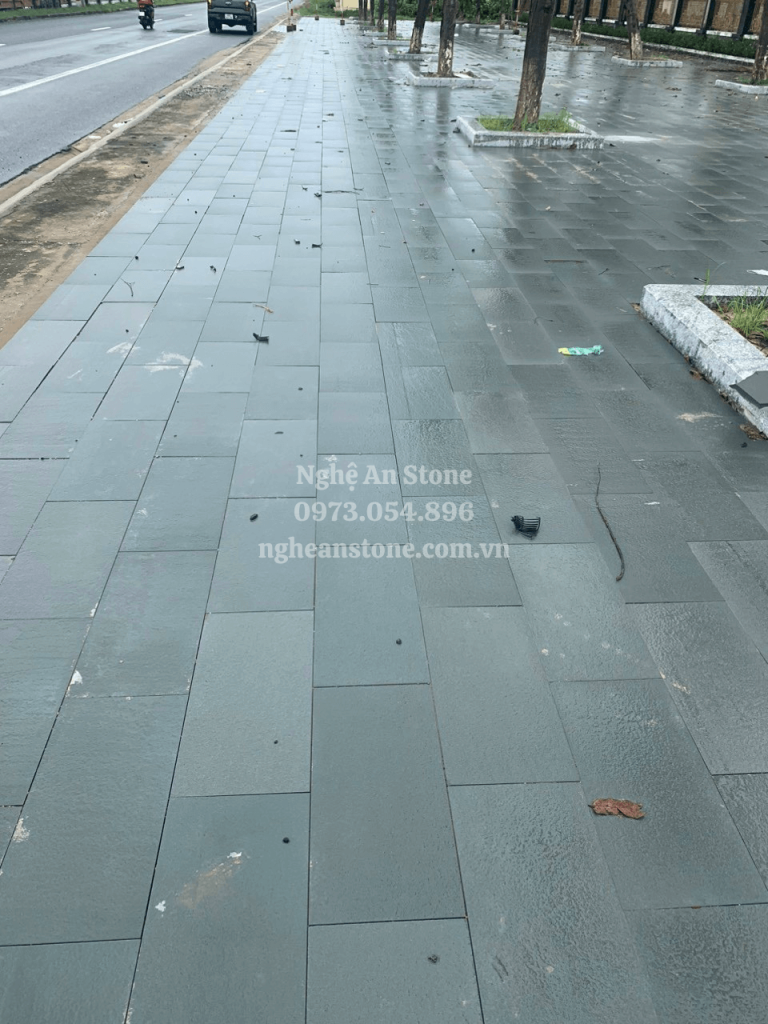 Đá sa thạch xanh khò nhám