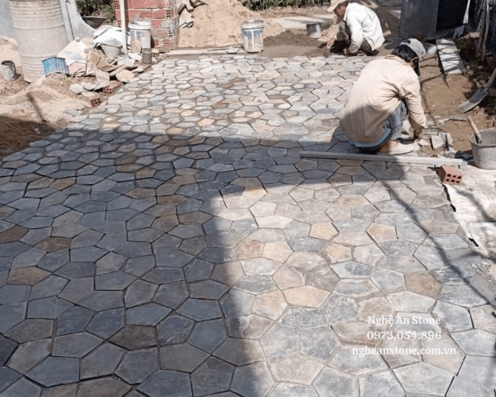 Đá rối lông chuột mosaic