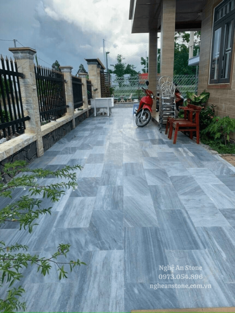 Đá sọc dưa lát sân